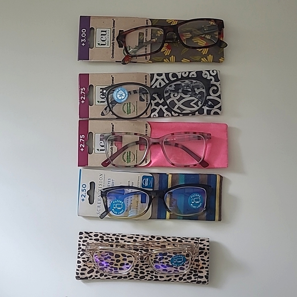 ICU Screen Vision Reading Glasses Readers